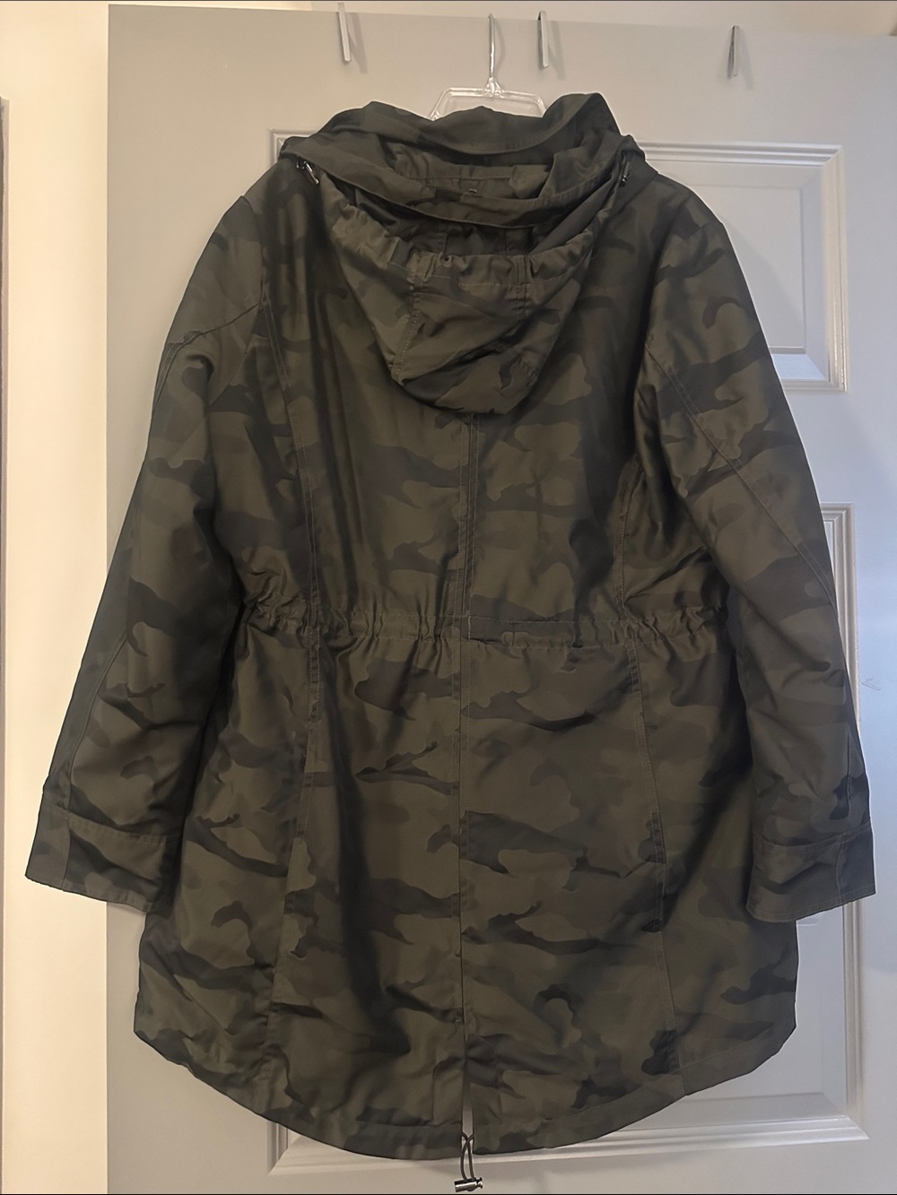Michael Kors Olive Green Camo Utility Anorak Jacket - Picture 3 of 4